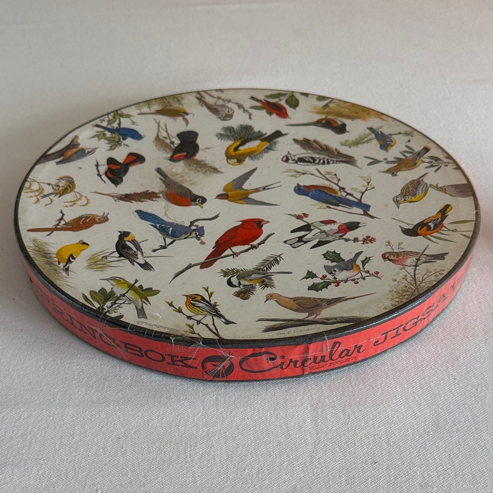 Unopened Vintage Springbok Circular Bird Puzzle